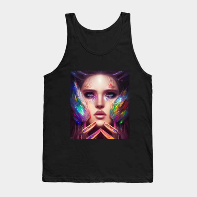 The Multicolored Princess Tank Top by vickycerdeira